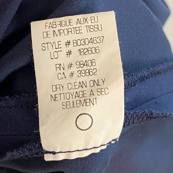 Theory Blue Sleeveless Sheath Dress with Pockets - Picture 8 of 8